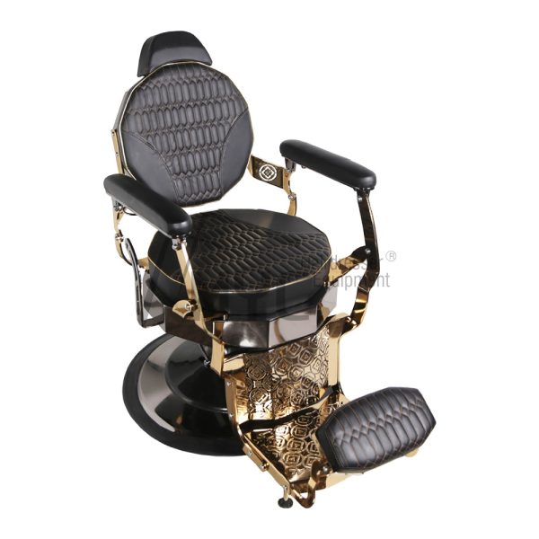 HEXA TITANIUM GOLD BARBER CHAİR BARBERSHOP