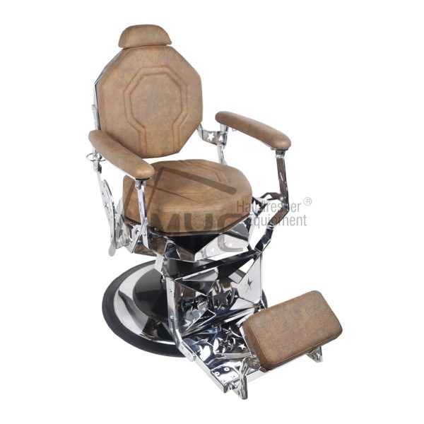 KING CHROME BARBER CHAİR BARBERSHOP