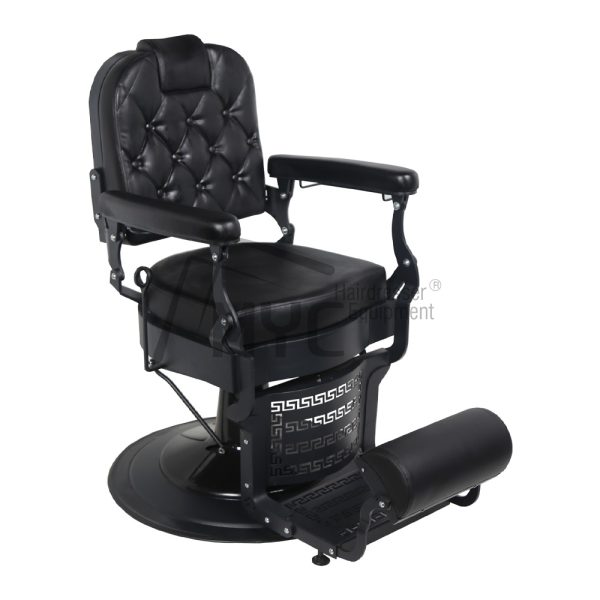 NEON BLACK BARBER CHAİR BARBERSHOP