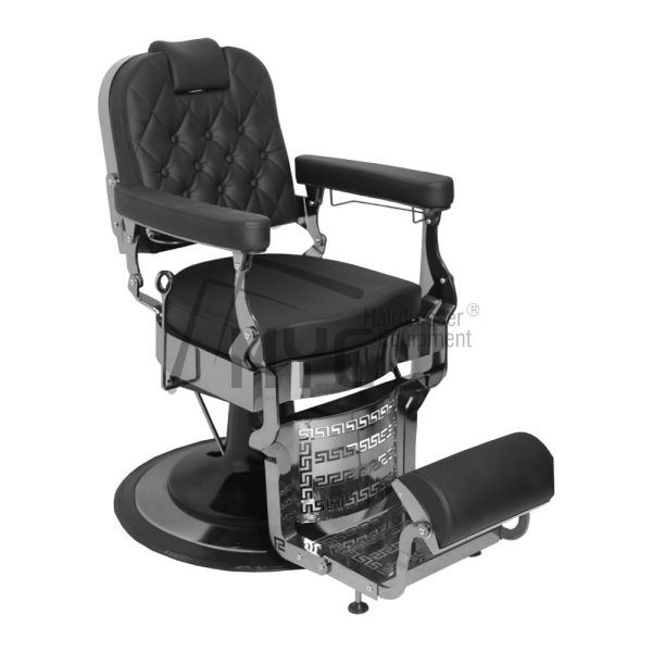 NEON SILVER BARBER CHAİR BARBERSHOP